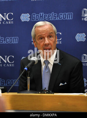 North Carolina coach Roy Williams is greeted by fans as he arrives for ...