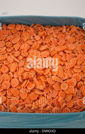 Carrot prices trade package quantity vegetables yellow package rectangular small piece many number many buy sell texture product Stock Photo
