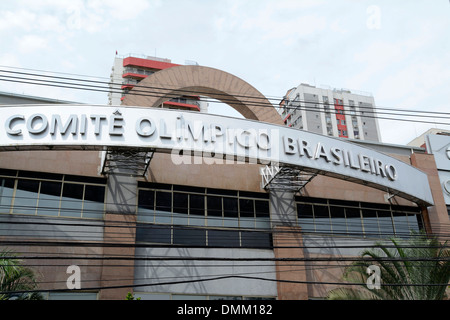 The Brazilian Olympic Committee (headquarters) on Avenida das Américas, 899, Barra da Tijuca, Rio de Janeiro, Brazil Stock Photo