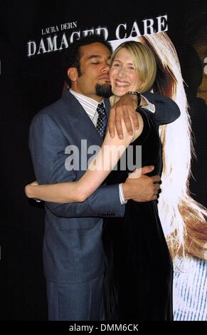 May 15, 2002 - West Hollywood, CALIFORNIA, USA - LAURA DERN AND BEN HARPER..DAMAGED CARE - SHOWTIME PREMIERE.DIRECTORS GUILD OF AMERICA, WEST HOLLYWOOD, CA.MAY 15, 2002. NINA PROMMER/   2002 K25001NP(Credit Image: © Globe Photos/ZUMAPRESS.com) Stock Photo