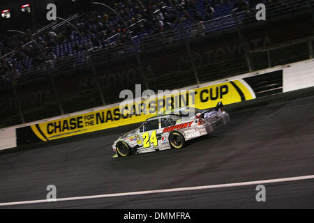 Oct 17, 2009 - Charlotte, North Carolina, USA - JEFF GORDON at the NASCAR Banking 500 Sprint Cup Series event sponsored by Bank of America run at  Lowe's Motor Speedway in Charlotte. (Credit Image: © Jim Dedmon/ZUMA Press) Stock Photo