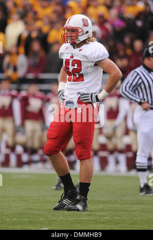 17 October 2009: North Carolina State tight end George Bryan (84 ...