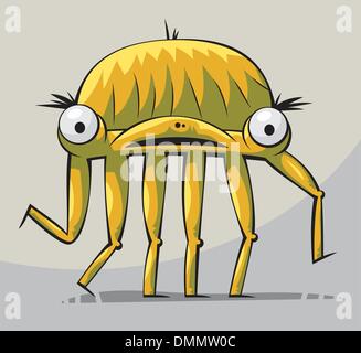 Walking creature Stock Vector