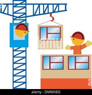 Illustration of construction Stock Vector