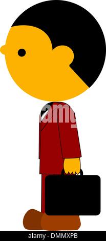 Illustration of businessman Stock Vector
