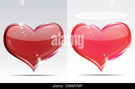 Smile heart Stock Vector