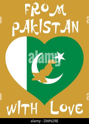 Love Pakistan symbol. Heart flag icon Stock Vector Image & Art - Alamy