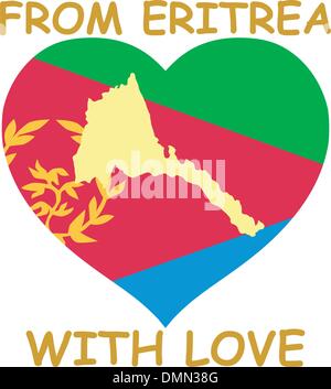 from Eritrea with love Stock Vector