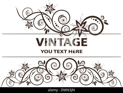 Vintage cover Stock Vector