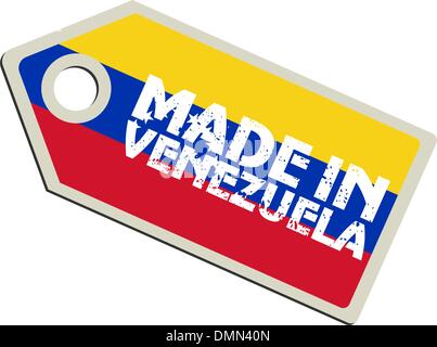 vector label Made in Venezuela Stock Vector