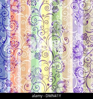 Seamless striped colorful pattern Stock Vector