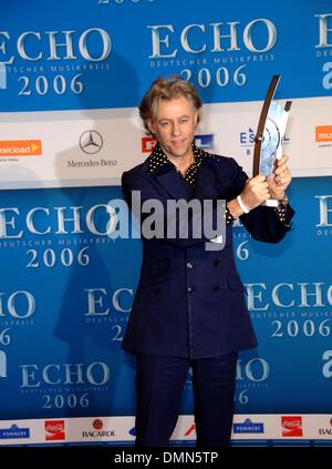 Sir Bob Geldof at the Echo Awarding Ceremony 2006 in Berlin. Stock Photo