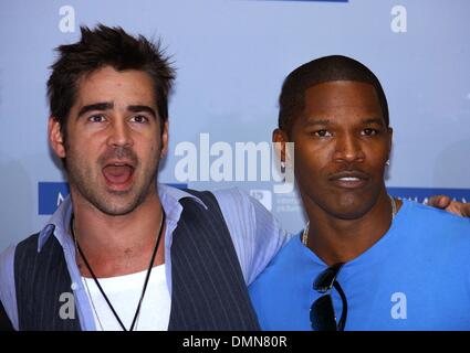 Colin Farrell and Jamie Foxx (l-r) at the photocall of "Miami Vice