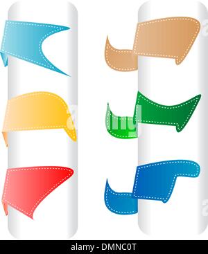 vector set of stickers and labels Stock Vector Image & Art - Alamy