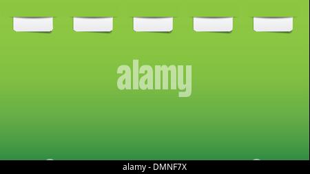 website tabs for menu Stock Vector