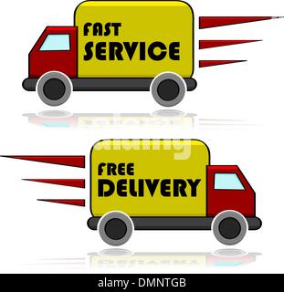 Delivery icons Stock Vector