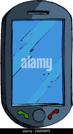 Electronic handphone Stock Vector Image & Art - Alamy