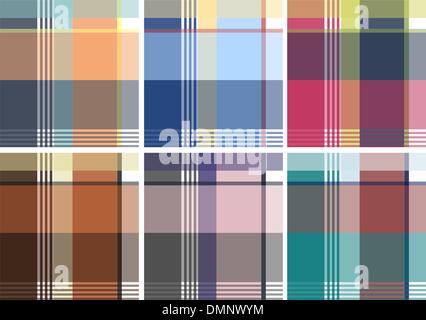 seamless plaid check pattern Stock Vector