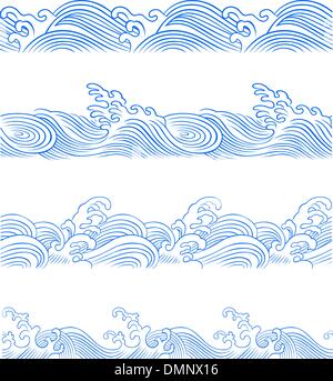 seamless wave illustration Stock Vector Image & Art - Alamy