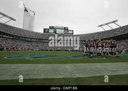 Oct. 13, 2009 - Charlotte, North Carolina, U.S - October 11, 2009: Bank of America Stadium. The Carolina Panthers defeated the Washington Redskins 20-17 at Bank of America Stadium in Charlotte, North Carolina. (Credit Image: © Margaret Bowles/Southcreek Global/ZUMApress.com) Stock Photo