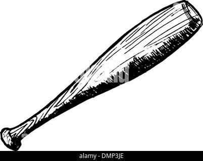 baseball bat Stock Vector