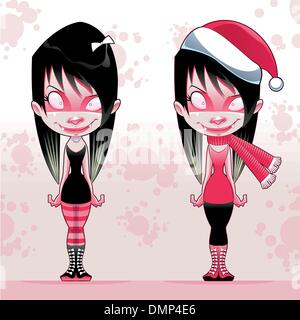 Vampire cartoon characters. Stock Vector