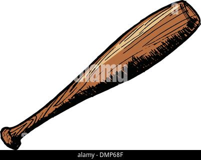 baseball bat Stock Vector