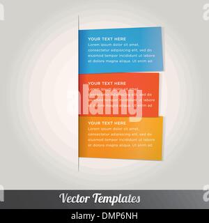 progress template vector Stock Vector