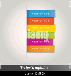 progress template vector Stock Vector