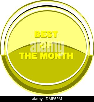 best of the month Stock Vector