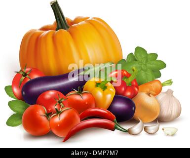fresh vegetables healthy food Stock Vector Image & Art - Alamy
