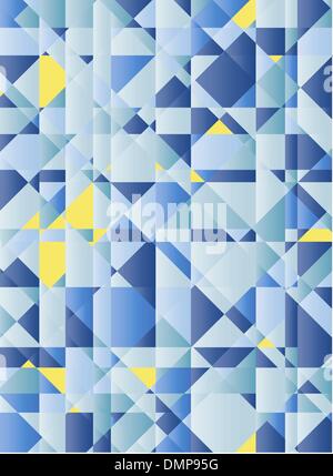 Blue and yellow abstraction Stock Vector