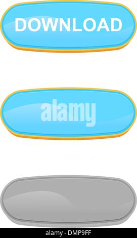 button Stock Vector