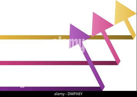 up arrows Stock Vector