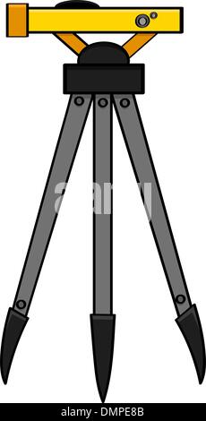 Surveying tool Stock Vector