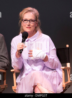 Meryl Streep Apple Store Presents: Meet Filmmakers: Meryl Streep Tommy Lee Jones Steve Carell and David Frankel - 'Hope Stock Photo