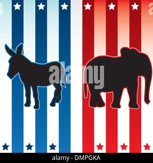American election vector illustration Stock Vector