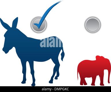 American election vector illustration Stock Vector