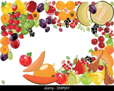 Fruits, vector Stock Vector