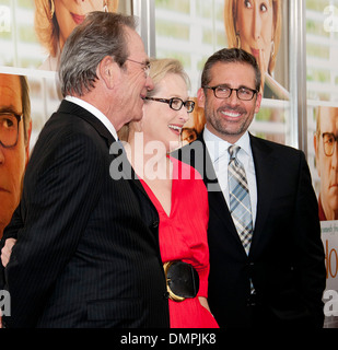 Tommy Lee Jones Meryl Streep Steve Carell Premiere of 'Hope Springs' at SVA Theater New York City USA - 06.08.12 Stock Photo