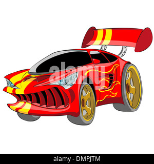 Red sport car Stock Photo