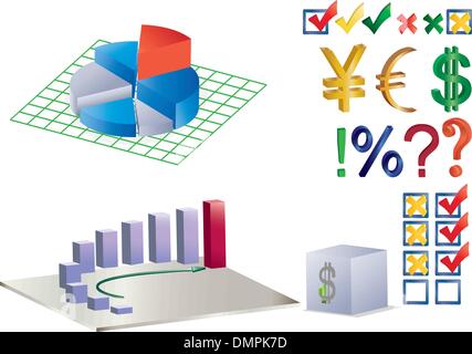Diagrams Stock Vector