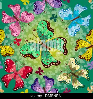 Seamless vivid spring pattern Stock Vector