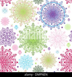 Seamless retro geometric snowfall pattern wallpaper Stock Vector Image ...