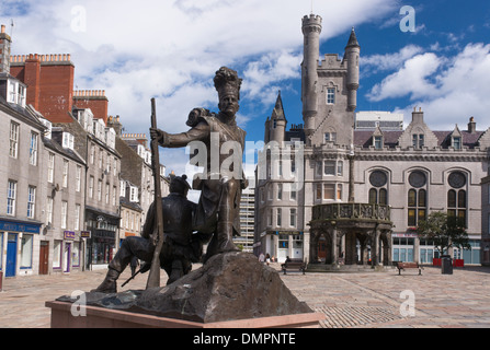 gordon highlanders statue castlegate union street
