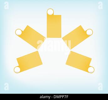 label composition Stock Vector