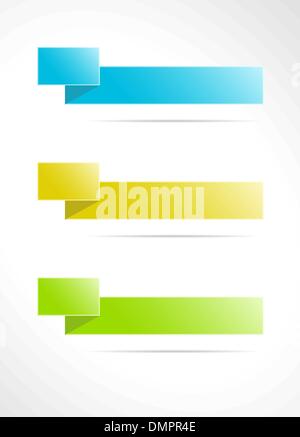 set of geometric labels Stock Vector