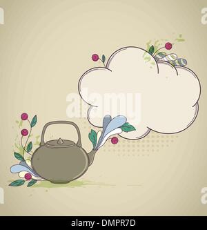 Tea background Stock Vector