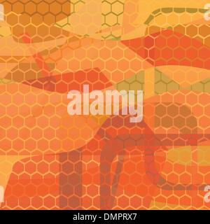 Vector abstract background, honeycomb Stock Vector