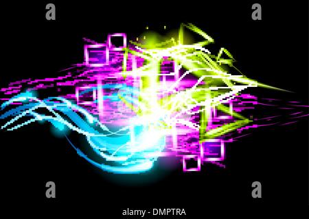 Light effect background Stock Vector